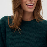 Gillian_Jungle Green Melange_Model_1