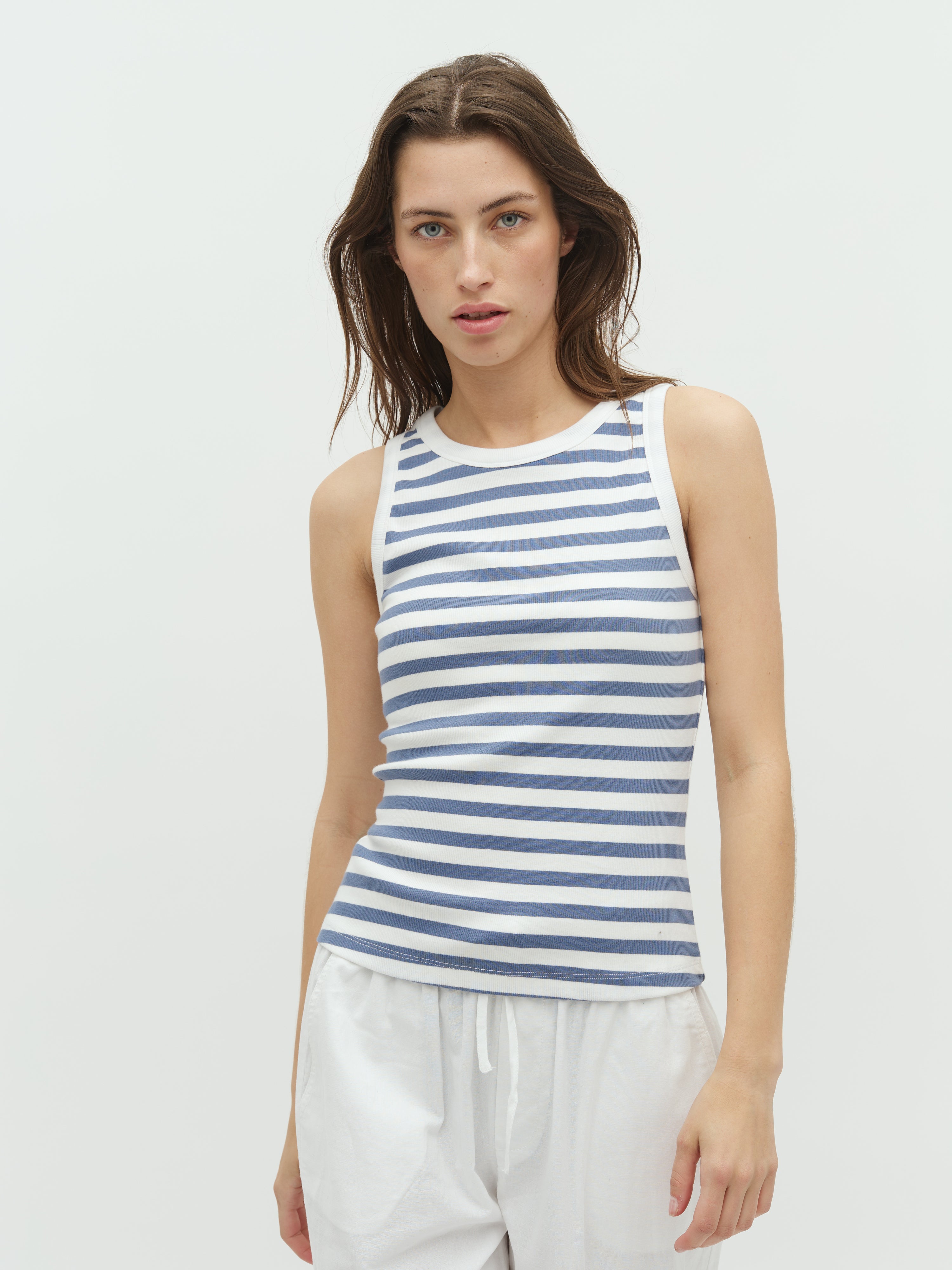 Jaxson-M_White Indigo Stripe_Model_0