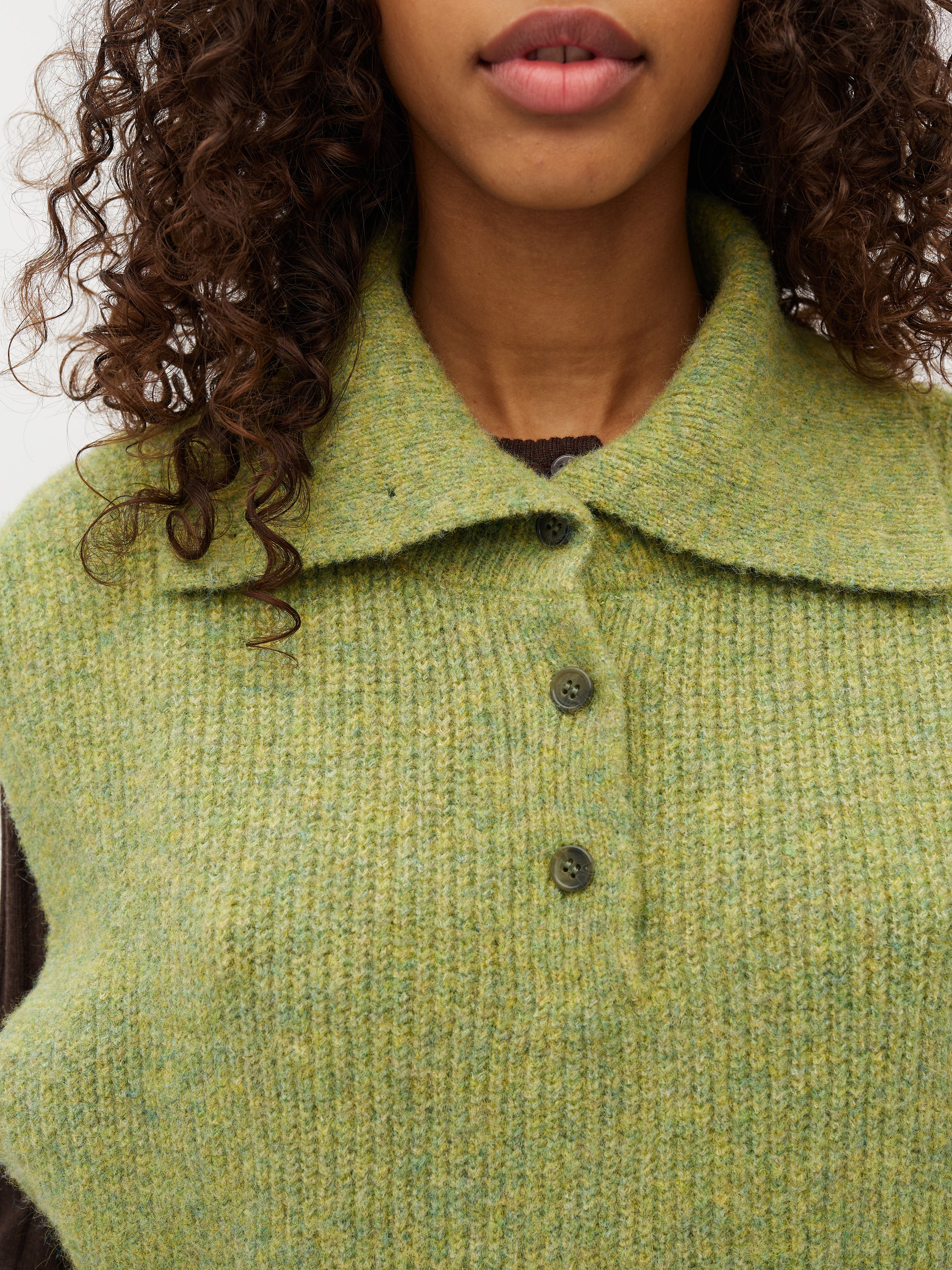 Tristiana-M_Lime Melange_Model_1