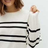 Gillian-M_Sugar Black Stripe_Model_1