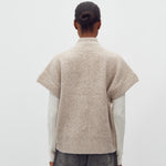 Roselina Short-M_Light Taupe Melange_Model_2