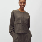 Lican-M_Deep Green Melange_Model_1