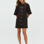 Bimalani-M_Brown Black Twill_Model_0