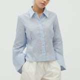 Kalanna-M_Light Blue White Stripe_Model_0