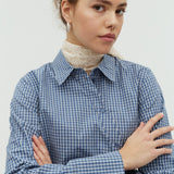 Loutro-M_Navy Blue Check_Model_1