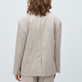 Howla-M_Beige Check_Model_2