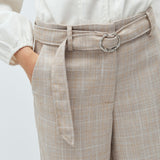 Clementa-M_Beige Check_Model_2