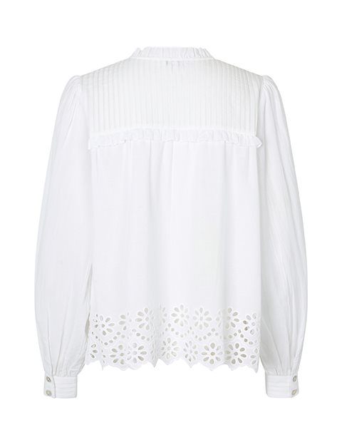 Damar-M Bluse - Weiss