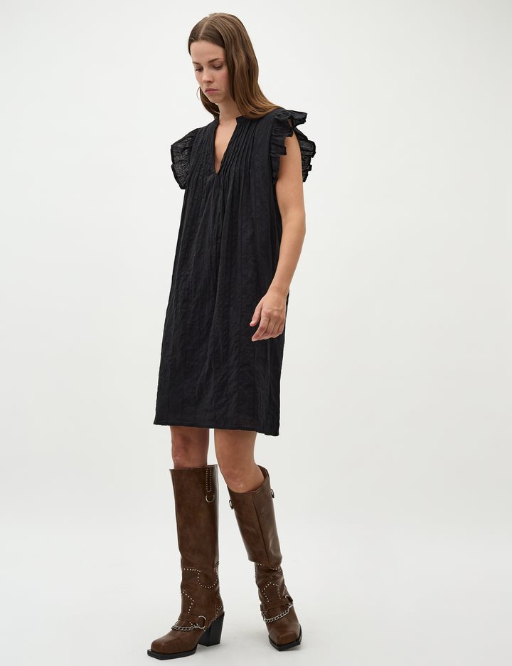 Gemala Long-M Kleid - Schwarz