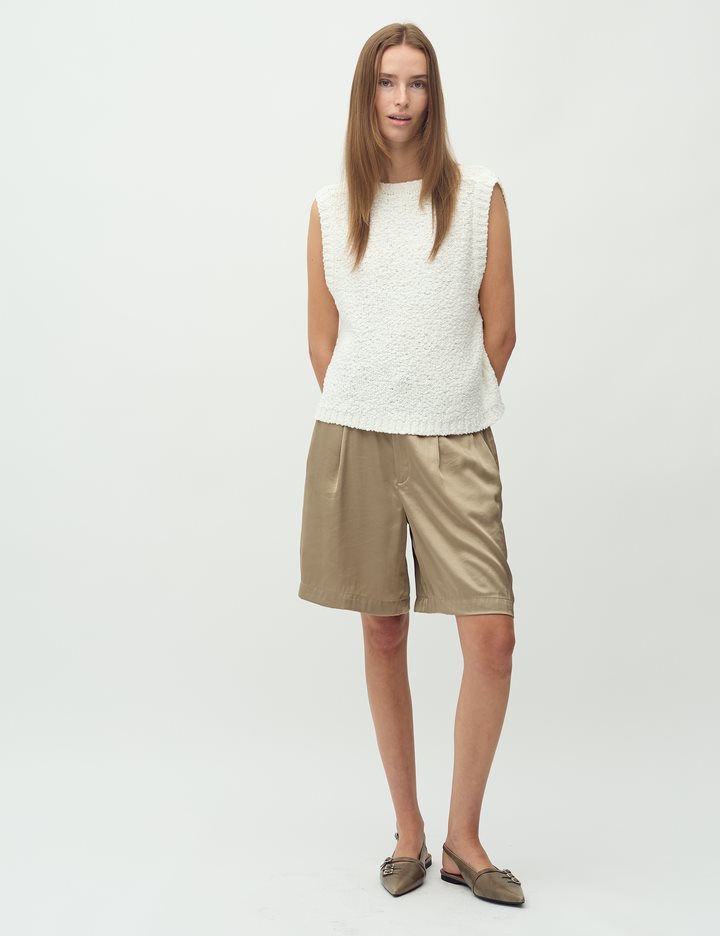 Guri-M Satin Shorts - Sand