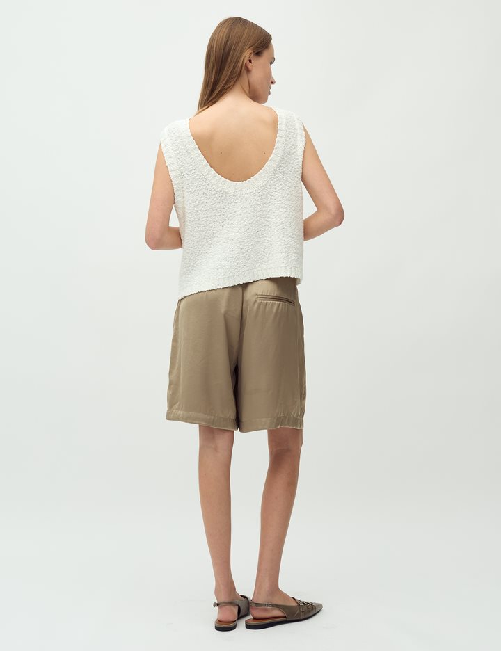 Guri-M Satin Shorts - Sand