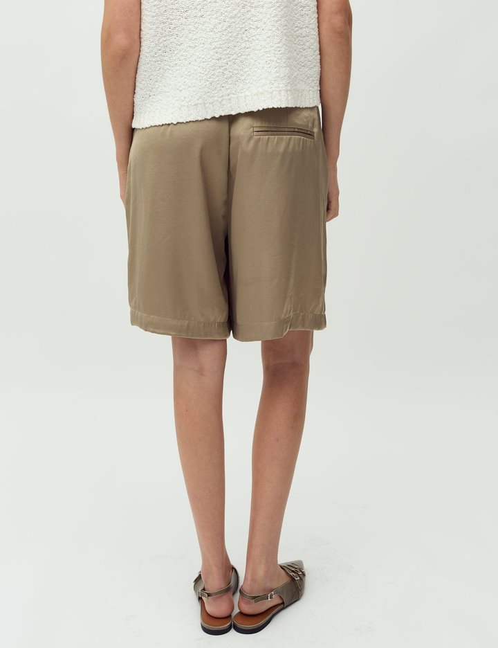 Guri-M Satin Shorts - Sand