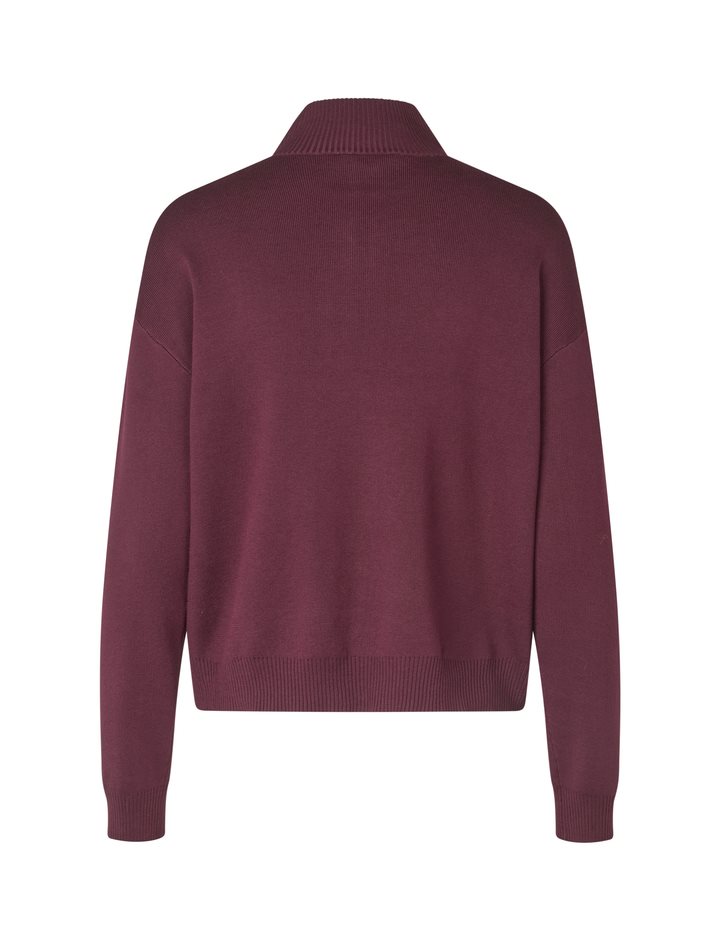 Joely-M Strickpullover - Bordeaux