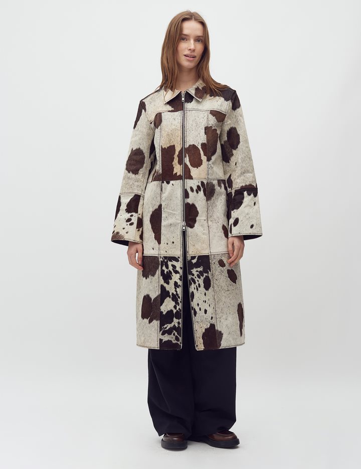 Josse-M Leather Jacke - Print