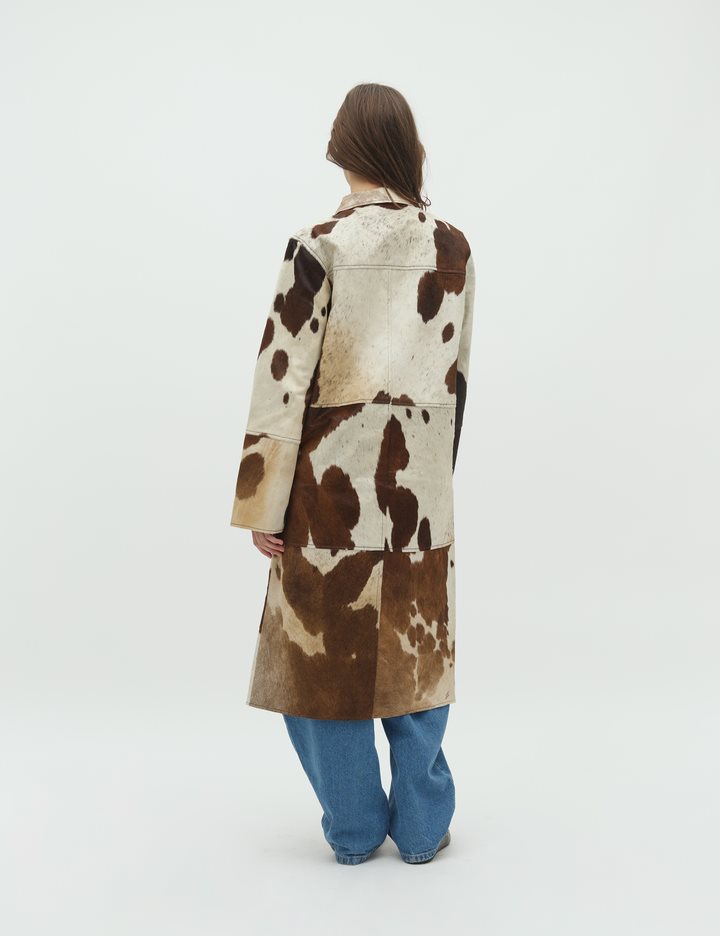 Josse-M Leather Jacke - Print