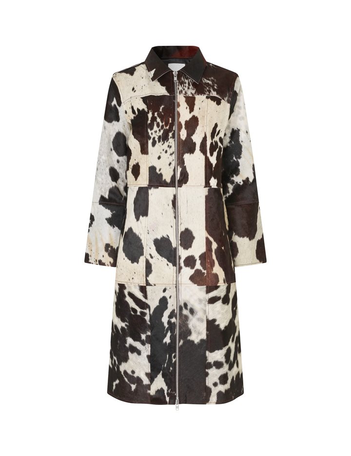 Josse-M Leather Jacke - Print